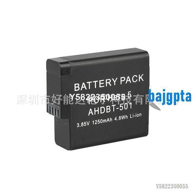 工廠直銷GoPro HERO5 6 7運動相機電池 AHDBT-501 全解碼兼容配件