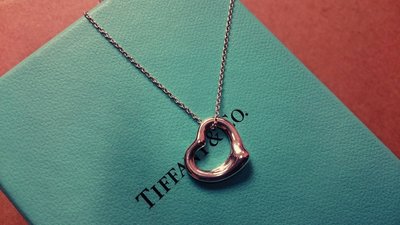 ✧樂樂✧正品降價出清！Tiffany&amp;Co. Open Heart  16吋純銀愛心項鍊