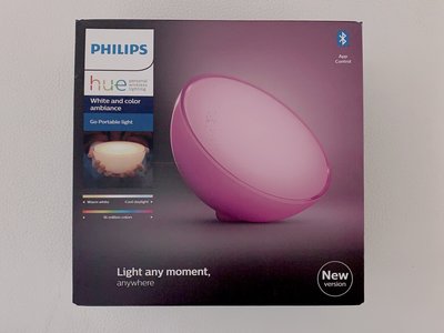 【台北點燈】 PHILIPS 藍牙版 HUE GO 飛利浦 LED 全彩境燈 充電&可攜式情境桌燈 (PH006)