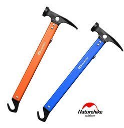 【戶外便利屋】Nature Hike-NH 多功能鋁合金輕量野營槌 (橘色/藍色) 地釘槌 營釘槌 槌子 露營槌