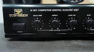 YUN-SHEN EC-627 專業麥克風迴音混音器 提供清晰人聲音場效果