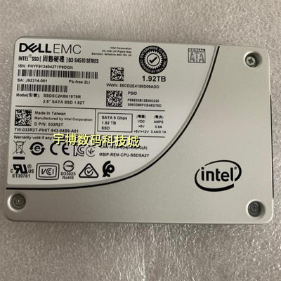 DELL SSDSC2KB019T8R 1.92T 2.5 SATA SSD R740 1.92TB 固態硬碟