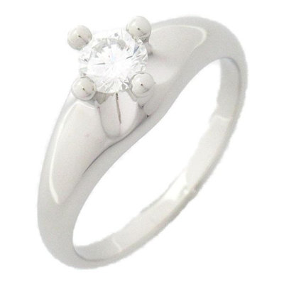 BVLGARI 寶格麗 Diamond Ring Pt950 #12 鑽石戒指日本現貨 包郵包稅 9.5成新【BRAND OFF】