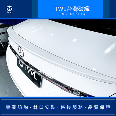 TWL台灣碳纖 Benz W205 AMG款 4D 4門 素材 鴨尾尾翼 ABS材質 C180 C200 C250