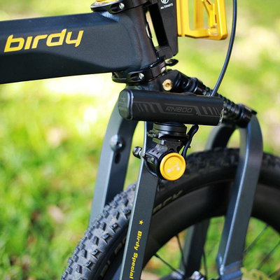 Twtopse 全鋁合金自行車燈相機支架, 適用於 Birdy 1 2 3 New Classic P40 折疊自行車