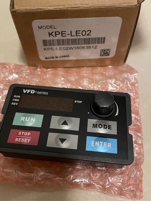 台達 變頻器 VFD-E 系列 操作面板 操作鍵盤 KPE-LE02