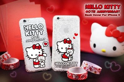 shell++出清 正版 Hello Kitty iPhone6 6s plus 保護殼 硬殼 透明 現貨