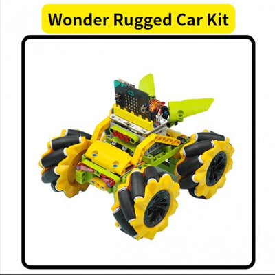 micro:bit Wonder Rugged Car 悟空裝甲車積木套件組(不含micro bit V2)