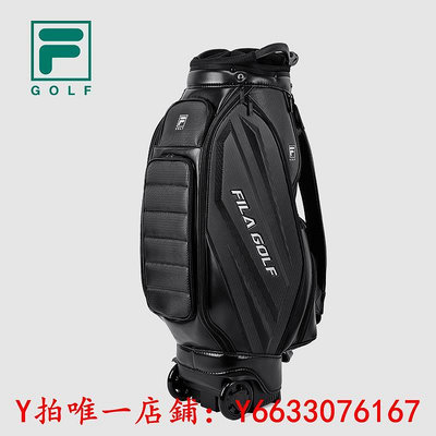 高爾夫FILA GOLF斐樂男子高爾夫球包2023年冬季時尚便攜式滑輪高爾夫包球包