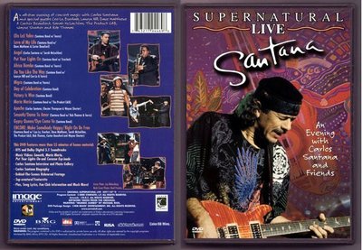 音樂居士新店#Santana - Supernatural Live (/dts) DVD
