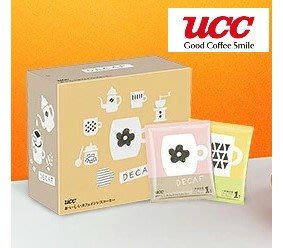 日本限定 UCC低咖啡因濾掛咖啡 箱購50包(5種可愛造型) 空運直送 百貨正品 ✈️鑫業貿易