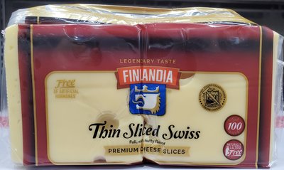 【小如的店】COSTCO好市多代購~FINLANDIA 莫恩斯特 瑞士乾酪切片(每包907g) 150708