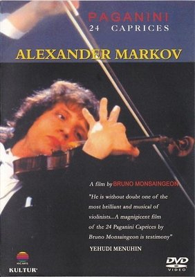 音樂居士新店#Markov Paganini 24 Caprices 帕格尼尼24隨想曲 馬爾科夫 DVD
