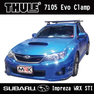 【MRK】 Thule 7105腳座 車頂架腳座 Subaru Impreza WRX STI 專用車頂架 黑桿