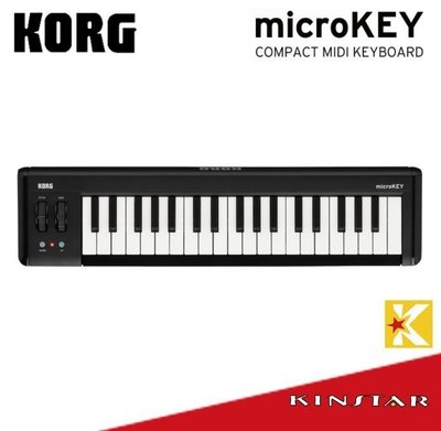 【金聲樂器】KORG MICROKEY 2 37鍵 迷你主控鍵盤 MIDI 鍵盤