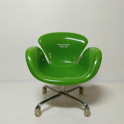 [ 三集 ] 公仔 造型擺飾 椅 綠色 高約:11公分 材質:塑膠 金屬 K1