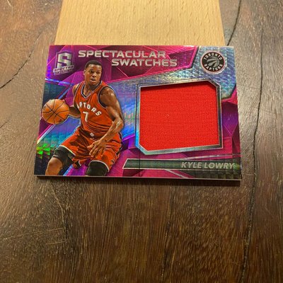 2016-17 Panini Spectra Spectacular Swatches Jersey 凱爾·洛瑞 Kyle Lowry #45/49 球衣卡
