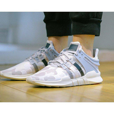 Adidas EQT Support ADV Camo White 慢跑 迷彩 白 男 BB1308【ADIDAS x NIKE】