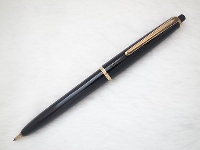 B344 稀有的萬寶龍 德國製 黑色No35 自動鉛筆0.9mm(6成新筆蓋有修補)(按壓聲好聽)