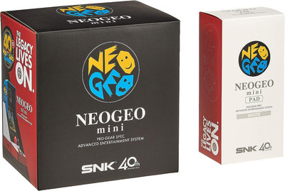 現貨 SNK NEOGEO mini 迷你SNK主機亞洲版+手把同捆組 SNK 40 周年紀念遊戲機【歡樂屋】