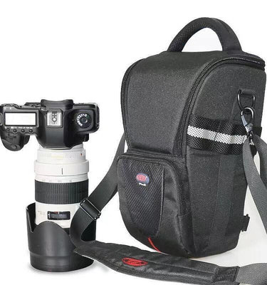 單反70-200長焦鏡頭相機包微單RF100-500斜挎三角攝影輕便雙肩400