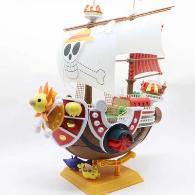 現貨  《優質版》海賊王手辦海賊船新世界陽光號梅麗號DIY拼裝模型30CM-星紀