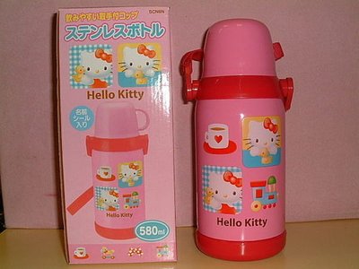 土城 三隻米蟲 Hello Kitty 凱蒂貓 保溫水壺 保溫杯 保溫瓶