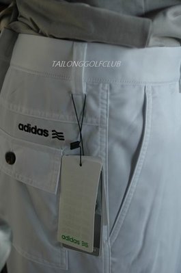 全新 adidas Golf 高爾夫 白色長褲 運動時尚科技布料全新體感＃夏季薄長褲