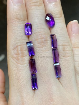 JING YUAN JEWELRY 綜合車工紫水晶9.98ct 設計用小物 出清價喜歡下標 請勿議