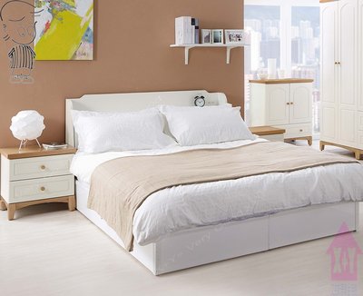 【X+Y】艾克斯居家生活館     現代雙人床組系列-芬蘭 白色5尺雙人床頭箱.不含床架床墊及床頭櫃.摩登家具