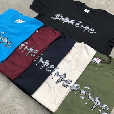 ☆LimeLight☆ 2018 F/W Supreme Liquid Tee 水銀字體款M L XL | Yahoo