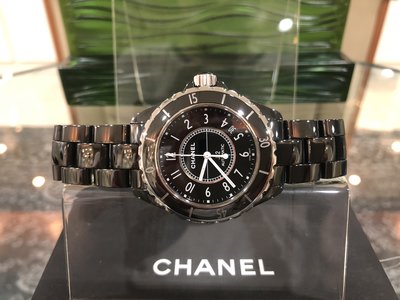 CHANEL 香奈兒 J12 黑陶瓷 經典款 精密陶瓷錶帶 38MM