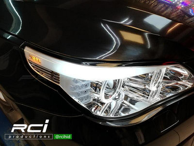 RC HID LED專賣店 BMW E60大燈 E61 雙魚眼 大燈 LED方向燈 03-09 3D導光 光圈 台灣製