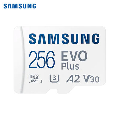三星 EVO Plus 256G microSD U3 A2 V30 記憶卡 公司貨(EVO-PLUS-KA-256G)