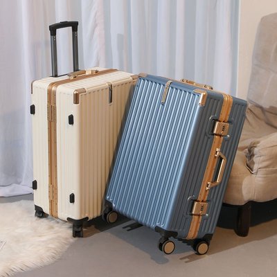 24寸大容量行李箱女高顏值拉桿箱旅行箱20寸登機箱男結實耐用皮箱