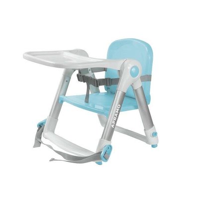 英國 Apramo - 摺疊式兒童餐椅 Flippa Dining Booster-Candy綠-附簡易提袋