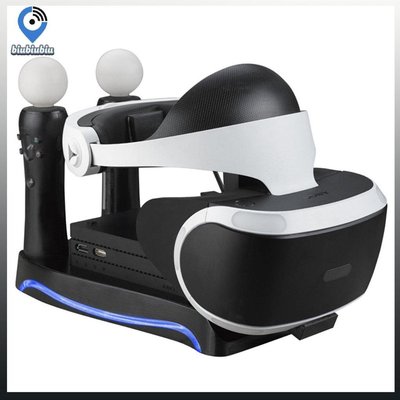 西米の店索尼 PS4-VR 遊戲控制器 4 合 1PS4VR 充電器充電底座支架