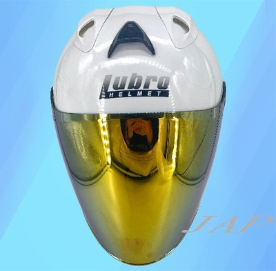 《JAP》LUBRO  RACE TECH  CBR  S70專用電鍍鏡片(電金) 半罩安全帽