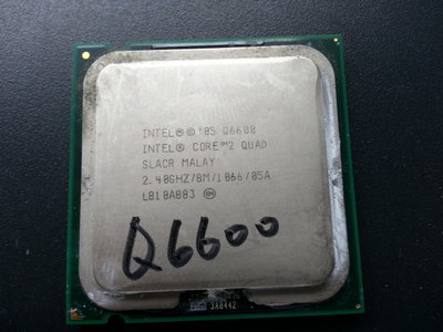 【 創憶電腦 】Intel Q6600 2.4GHz/8M 四核心 775腳位 CPU 良品 直購價60元