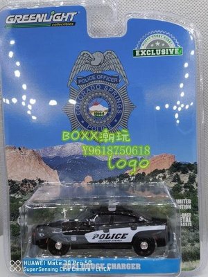 BOXx潮玩~綠光1/64 2021款道奇戰馬警車-科羅拉多州警車 30314