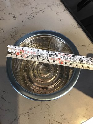 【路德廚衛】ENZIK sink韓國不鏽鋼水槽專用不鏽鋼網狀菜渣籃 直徑13.5高6.2公分