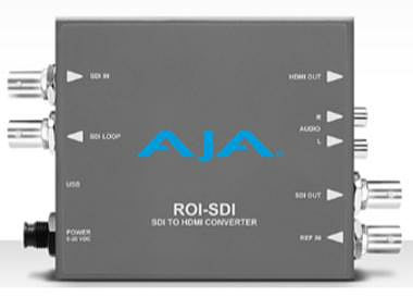 AJA ROI-SDI 縮放的3G-SDI到HDMI  3G-SDI掃描轉換器