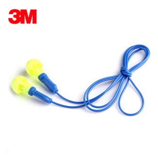 【老毛柑仔店】3M EAR 318-1005 置入式帶線耳塞 10對/包 免揉捏 低過敏性 3M  28dB 聽力防護