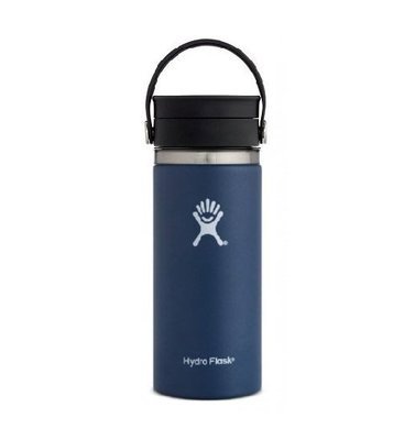 【Hydro Flask】寬口【16oz】473ml 鈷藍 美國【旋轉咖啡蓋】不鏽鋼保溫保冰瓶保冷保溫瓶不含雙酚A