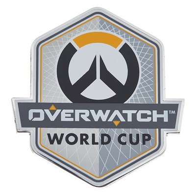 【丹】暴雪商城_Overwatch World Cup Pin 鬥陣特攻 世界冠軍 徽章 別針