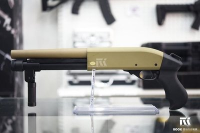 【磐石】鬥牛士 Matador CSG 金鷹 M870 Marui系統 霰彈槍 超級矮子 沙色-RNGCSG2D