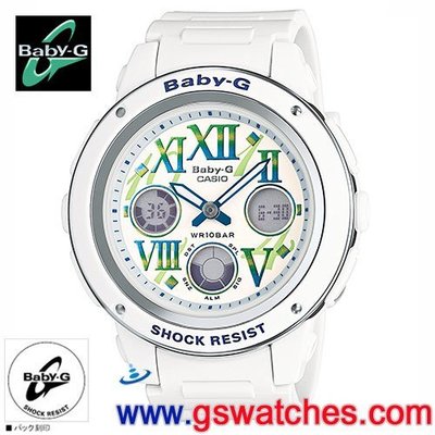【金響鐘錶】全新CASIO BGA-150GR-7BDR,Baby-G,BGA-150GR-7B,公司貨,指針數字雙顯