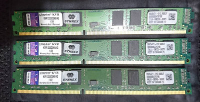 金士頓 窄型雙面顆粒終保DDR3-1333 創見美光 單面顆DDR3-1600 4G桌上記憶體 *二手現貨