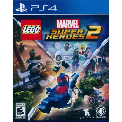 【一起玩】PS4 樂高漫威超級英雄 2 英文美版 額外附贈道具密碼表 MARVEL SUPER HEROES 2
