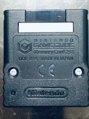 土城可面交《正日本原版》【 GAMECUBE（GC）】任天堂原廠 251 格 記憶卡